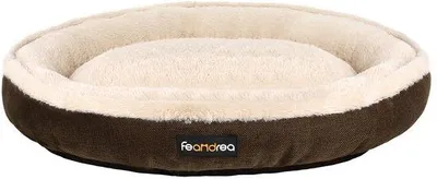 Produktbild von Hundebett, Hundekissen, Katzenbett, Donut, Ø 75 cm, braun