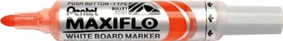 Produktbild von Pentel - Filztip Stift Pentel MWL5M Whiteboard 3mm Orange | Außenschachtel ein 12 Stück