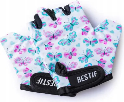 Immagine prodotto di Guanti da ciclismo per bambini BESTIF BRR15 Motivo farfalla XXS/XS
