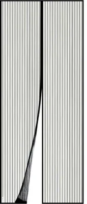 Immagine prodotto di Ultiluxe Zanzariera magnetica per porta - Protezione insetti - Tenda per porta - Senza fori - Magneti forti - Autoadesiva - 90 x 210 cm - Nero