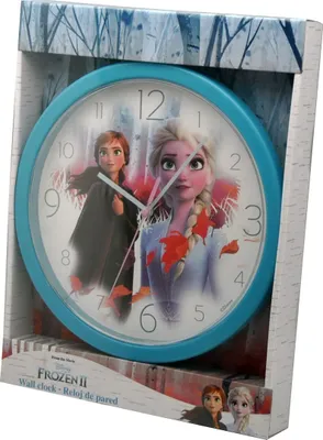 Produktbild von Frozen / Die Eiskönigin Wanduhr mit Anna und Elsa