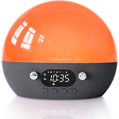 Produktbild von Sonnenaufgang Wecker mit White Noise, App Steuerung, Nachtlicht & Einschlafhilfe, 11 beruhigende Klänge