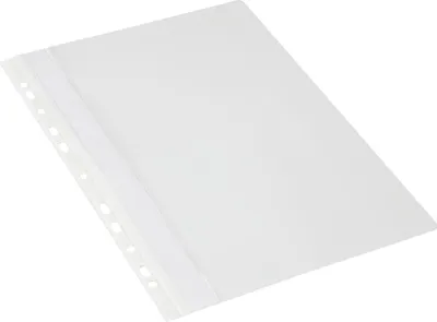 Produktbild von DONAU 1704001-09 Schnellhefter - A4, Multilochung, PVC, weiß