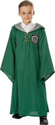 Produktbild von Harry Potter - "Quidditch" Gewand Kostüm - Kinder BN5093 (140) (Grün)