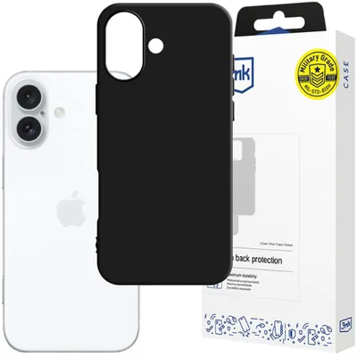 Image de Coque MattCase 3MK pour iPhone 16 Plus en noir