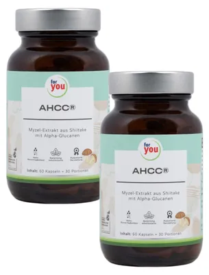 Produktbild von for you AHCC® Doppelpack