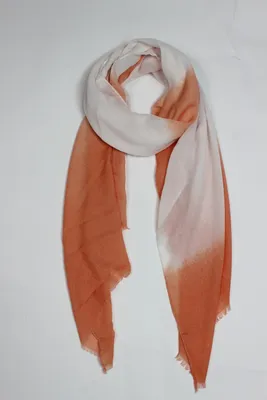 Produktbild von Glamexx24 Farbverlauft Damen Schal Halstuch Frau Kopftuch Unifarbe Schlauchschal Stola für Frühling Sommer Ganzjährig-Farbe: Orange