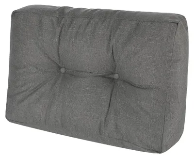 Zdjęcie produktu dla Poduszka na paletę Poduszka na paletę Poduszka na siedzisko Poduszka na plecy 40x60x20cm srebrna