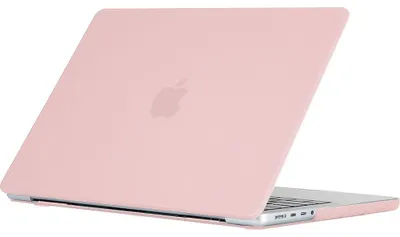 Produktbild von Mobigear Schutzhülle für MacBook Pro 16 Zoll (2021-2026), Hartschale, MacBook Case - Pastellrosa - Modell A2485 / A2780 / A2991 / A3186 / A3428 / A3429