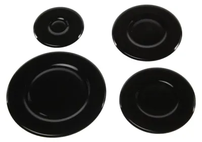 Gaskochfeld Brennerdeckel-Set 4-tlg. 100/75/75/55 mm