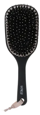 Produktbild von PARSA Beauty LOV.U Entwirrbürste Wet & Dry (Schwarz) – schonende Haarbürste mit Multi-Flexible-Nylonpins – ideal zum Entwirren & Pflegen von nassem und trockenem Haar