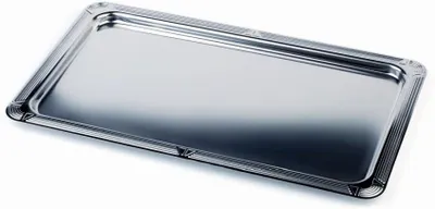 Produktbild von GN-Tablett Profi LINE 1/1, Edelstahl, 53 x 32,5 cm, Höhe 1,5 cm, spülmaschinengeeignet,  Germany