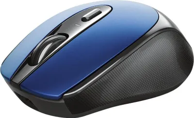 Zdjęcie produktu dla Trust Zaya, Oburęczny, Optyczny, RF Wireless, 1600 DPI, Czarny, Niebieski