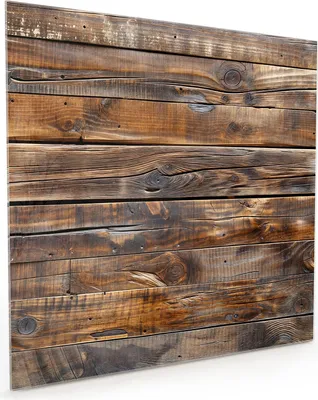 Produktbild von Küchenrückwand Spritzschutz Glas mit Motiv Holzmaserung 40 x 40 cm
