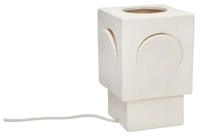 Obrázek produktu pro Stolní lampa Pomax Eclipse, bílá, rozměry: 13 x 13 x 20,5 cm
