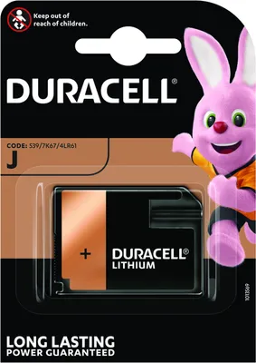 Produktbild von Batterie Duracell Typ J 1er Blister