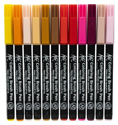Image de Set de stylos pinceaux à colorier Sakura Koi, 24 Kleuren