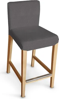 Produktbild von Dekoria Henriksdal Husse für Barhocker, dunkelgrau, Barhocker  Hendriksdal