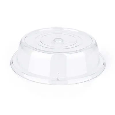 Produktbild von Tellerglocke, Cloche, Kunststoff PC, Ø 21,5-29,0 cm wählbar, klar : Tellerglocke mit Griffloch, Ø 26,5 cm, Variante: Tellerglocke mit Griffloch, Ø 26,5 cm
