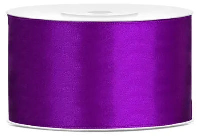 Produktbild von Satinband, Lila, 50 mm x 25 m - Dekorationsband in Violett