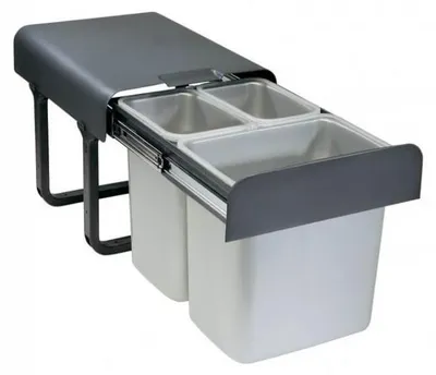Obrázok produktu pre Odpadkový kôš - sortér Sinks EKKO 40 - objem 2x8l+1x16l