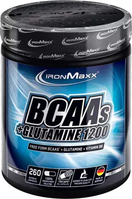 Produktbild von IronMaxx BCAAs + L-Glutamin 1200 - 260 TriCaps