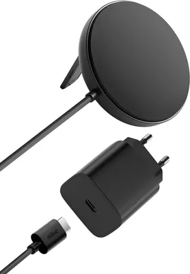 Image de Station de charge magnétique - Chargeur sans fil - Charge rapide des appareils - Technologie Qi2 - 15 watts - Noir