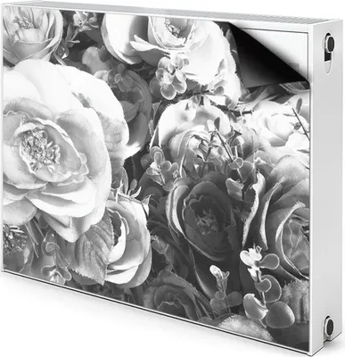 Produktbild von Magnet Heizung Verkleidung Abdeckung Heizung Heizkörperabdeckung 110x60 cm  - Retro, Rosen
