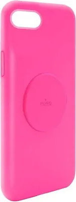 Image de Coque pour iPhone SE 2022 / SE / 8 / 7 / 6S / 6 Icon Silicone Fuchsia Fluo Puro