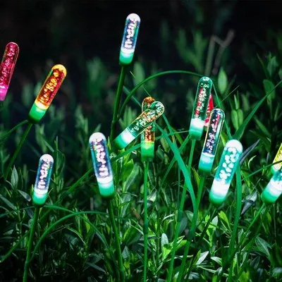 Obrázek produktu pro 4 solární lampy do zahrady – dekorativní zahradní osvětlení s 5 režimy LED – solární stolní lampy pro venkovní použití