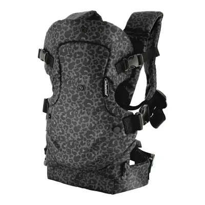 Produktbild von Infantino Flip Advanced 4-in-1 Babytrage "Black Leopard" – Ergonomische Babytrage mit 4 Tragepositionen