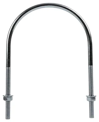 Obrázok produktu pre Kruhová svorka M8 s maticami a podložkami 115/175