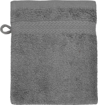 Produktbild von Betz Waschhandschuh 16x21 cm PREMIUM 100% Baumwolle  Farbe: anthrazit