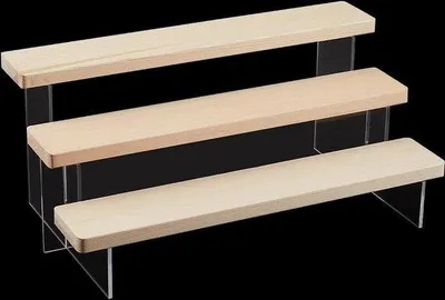 Obrázek produktu pro Bílé třívrstvé akrylové podstavce pro prodejce