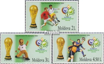 Produktbild von Briefmarken Moldawien 2006 Mi 552-554 (kompl.Ausg.) postfrisch Fußball WM