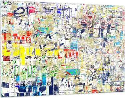 Produktbild von Bilder auf glas - Straße Graffiti Wand Wandmalerei - 120x80cm - Glasbilder - Wandbilder - Kunstdruck - zum Aufhängen bereit - Wanddekoration aus Glas - Glas Bilder - Wandbild auf Glas - GAA120x80-2907