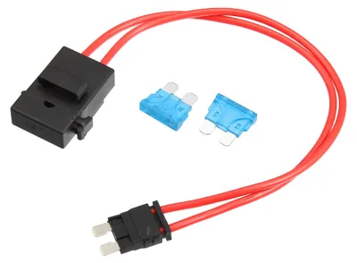 Sicherungsadapter 32V mit 2x 15A Flachsicherungen