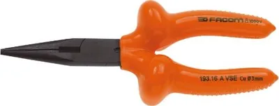 Image de Facom Flachrundzange 1000V isoliert 160 mm