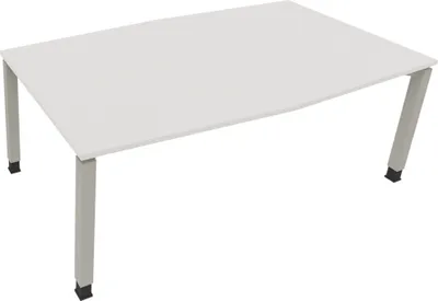 Produktbild von Bespr.ti. Tonneau Vierfuß Quadrat B2000xT1000/1100xH680-820 si/Weiß