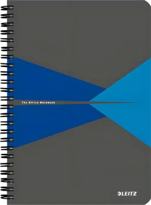 Produktbild von LEITZ Collegeblock Office PP A5 liniert blau Office mit Spiralbin