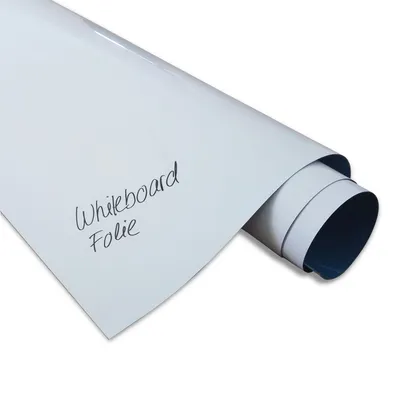 Produktbild von Magstick® Whiteboard-Folie selbstklebend 1,25 m x 1 lfdm (Rolle) I flexibler Haftgrund für Magnete I XXL Ferrofolie in weiß, beschreibbar, nass abwischbar I mag_177
