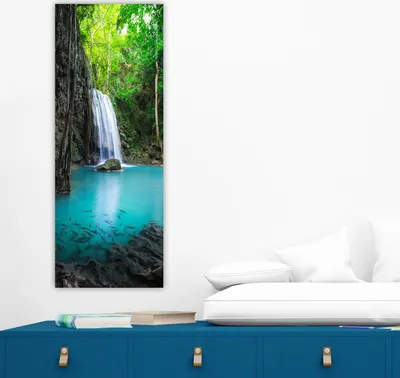 Zdjęcie produktu dla Wallity, DKY274606235_3080, Obraz na płótnie, Wielokolorowy, Drewno, 30 x 80 cm