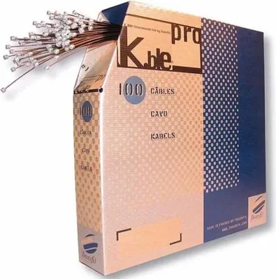Produktbild von Campagnolo Stainless Schaltzug 100 Einheiten Braun 1.2 x 1900 mm Braun 1.2 x 1900 mm