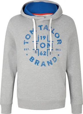 Produktbild von TOM TAILOR PRINTED HOODIE Herren Kapuzenpullover