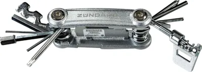 Immagine prodotto di Zündapp Multitool per biciclette - Attrezzo multifunzionale - Attrezzo per biciclette - Minitool con 16 funzioni - Kit di riparazione per biciclette
