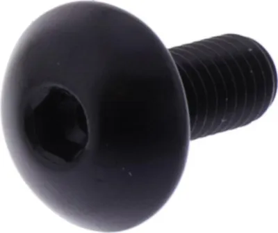 Produktbild von Linsenschraube JMP Bolt M5x0,8mm 12mm Aluminium schwarz