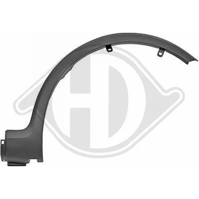 Produktbild von DIEDERICHS Radlauf Verbreiterung Kotflügel für SUZUKI SX4 (EY, GY) für FIAT Sedici (FY)