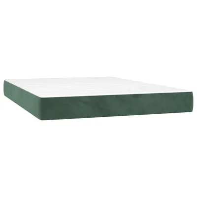 Produktbild von VidaXL 347811, Federkernmatratze, Medium, Grün, Weiß, Polyester, Erwachsene, Polyester
