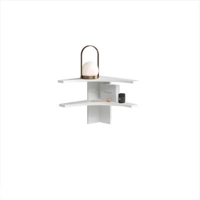 Produktbild von Eckregal Livinity Tiberio Weiß 43.5 x 37 cm, Model 58754