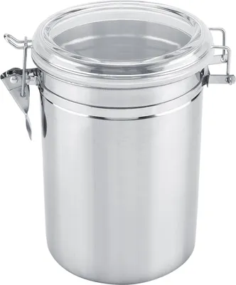 Edelstahl Kaffeebehälter Vakuum versiegelt Lagerung Jar für Zucker Tee Bohne (1800ml)